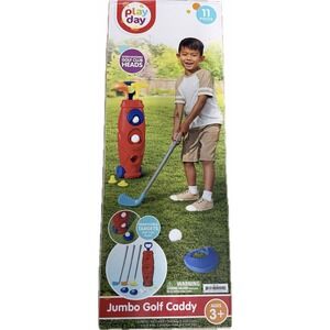 Play Day Jumbo Golf Caddy Outdoor Toy Set for Kids Ages 3+ Age‎ Level 3-4 Years